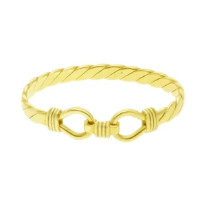 9ct Yellow Gold Children’s Double Loop Twist Bangle