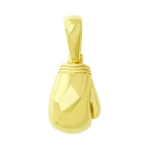 9ct Yellow Gold Gemstone Boxing Glove Pendant