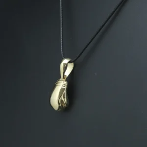 9ct Yellow Gold Gemstone Boxing Glove Pendant
