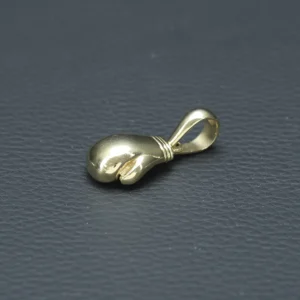 9ct Yellow Gold Gemstone Boxing Glove Pendant
