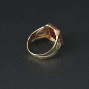 10ct Yellow Gold Freemasons Signet Ring