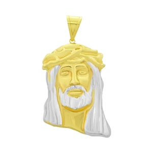 14ct Yellow Gold Jesus Pendant