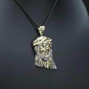 14ct Yellow Gold Jesus Pendant