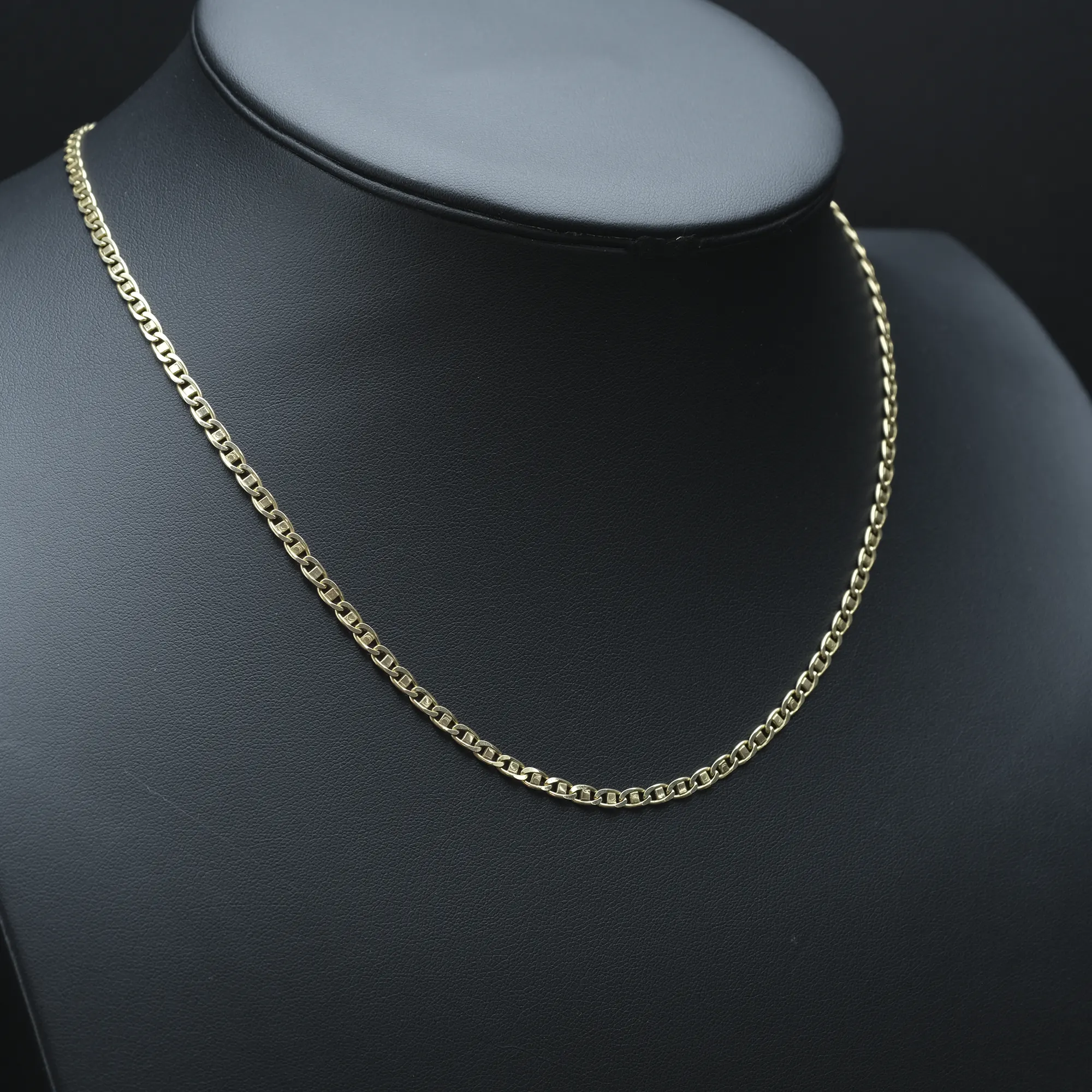 14ct Yellow Gold Marina Chain 20" 3.5mm - Image 2