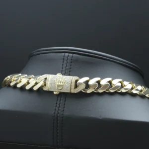 14ct Yellow Gold Cuban Chain 26″ 14.5mm