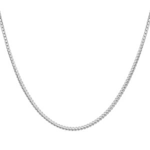 18ct White Gold Franco Chain 18″ 3mm