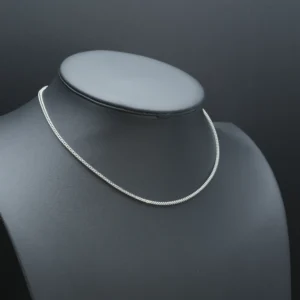 18ct White Gold Franco Chain 18″ 3mm