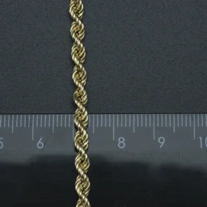 9ct Yellow Gold Rope Chain 29” 4mm