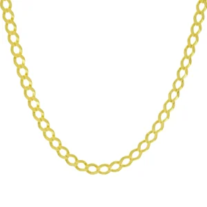 9ct Yellow Gold Curb Chain 20″ 4.5mm