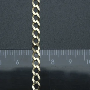 9ct Yellow Gold Curb Chain 20″ 4.5mm