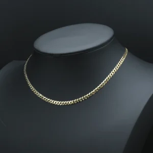 9ct Yellow Gold Curb Chain 18″ 4.5mm