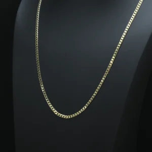 9ct Yellow Gold Cuban Chain 30″ 4.5mm
