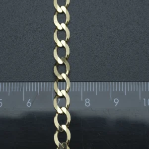 9ct Yellow Gold Curb Chain 20″ 5.5mm