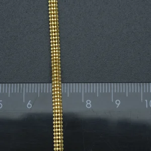 21ct Yellow Gold Fancy Link Chain 24.5″ 3.5mm
