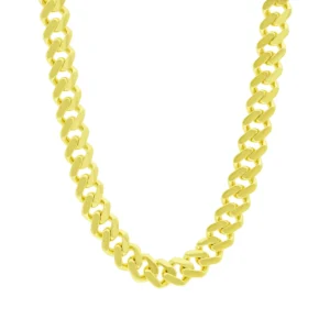 9ct Yellow Gold Cuban Chain 24″ 11mm