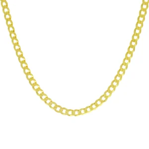 9ct Yellow Gold Curb Chain 24″ 5mm
