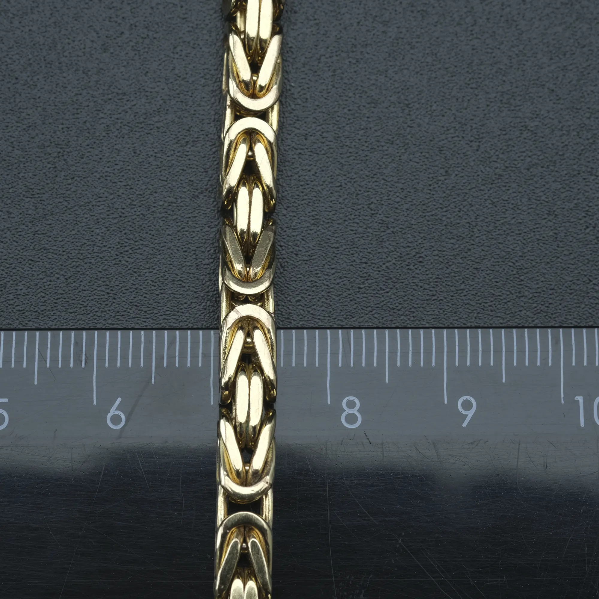 9ct Yellow Gold King Chain 29" 5mm - Image 2
