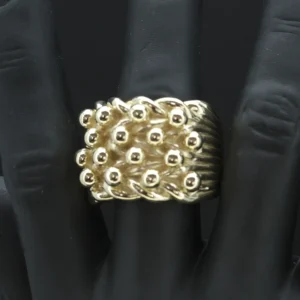 9ct Yellow Gold Keeper Ring