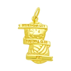 9ct Yellow Gold Football Pendant