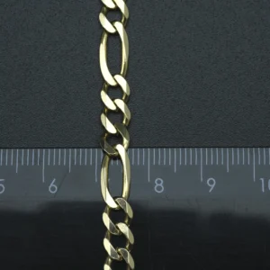 9ct Yellow Gold Figaro Chain 25.5″ 6mm
