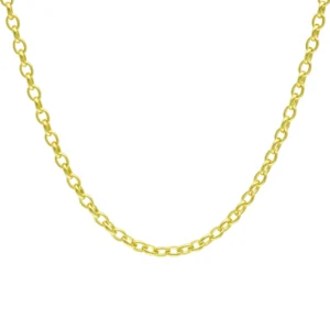 9ct Yellow Gold Belcher Chain 24.5″ 4mm