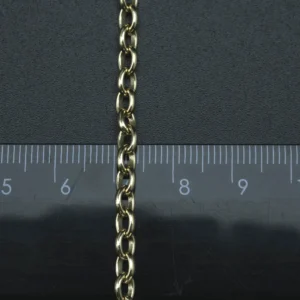9ct Yellow Gold Belcher Chain 24.5″ 4mm