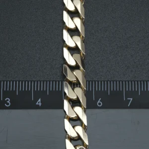 9ct Yellow Gold Cuban Bracelet 8.5″ 7mm