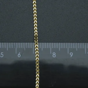 9ct Yellow Gold Franco Chain 22″ 2mm
