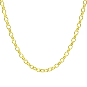 9ct Yellow Gold Belcher Chain 24.5″ 5mm