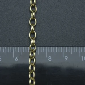 9ct Yellow Gold Belcher Chain 24.5″ 5mm