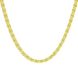 9ct Yellow Gold Fancy Link Chain 18.5″ 4.5mm