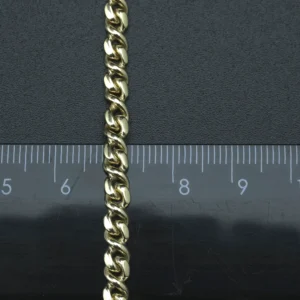 9ct Yellow Gold Fancy Link Chain 18.5″ 4.5mm