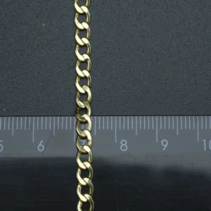 9ct Yellow Gold Curb Chain 18.5″ 4mm
