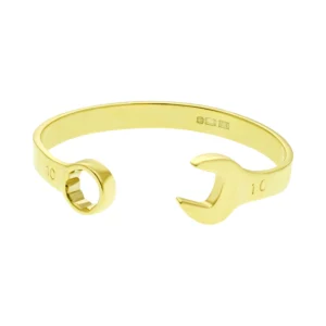 9ct Yellow Gold Spanner Bangle