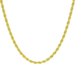 14ct Yellow Gold Rope Chain 26.5″ 3mm