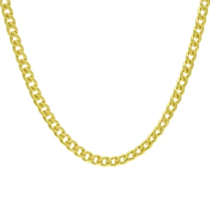18ct Yellow Gold Curb Chain 22″ 5mm