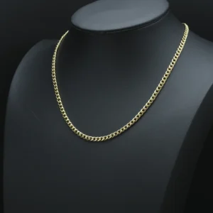 18ct Yellow Gold Curb Chain 22″ 5mm