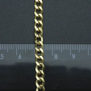 18ct Yellow Gold Curb Chain 22″ 5mm