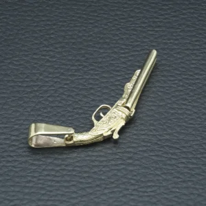 9ct Yellow Gold Shotgun Pendant