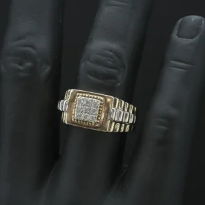 9ct Yellow Gold Watch Strap Ring