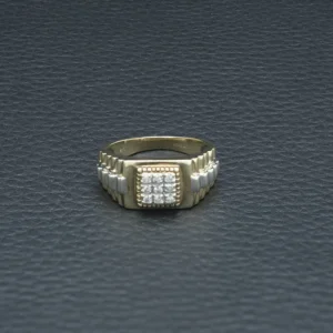 9ct Yellow Gold Watch Strap Ring