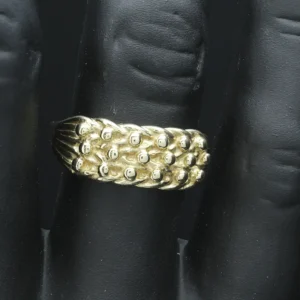 9ct Yellow Gold Keeper Ring