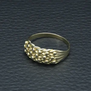 9ct Yellow Gold Keeper Ring