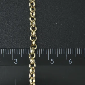 9ct Yellow Gold Belcher Chain 22″ 4mm