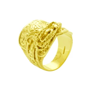 9ct Yellow Gold Saddle Ring
