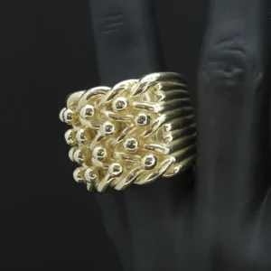 9ct Yellow Gold Keeper Ring