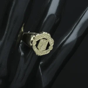 9ct Yellow Gold Football Crest Ring