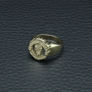 9ct Yellow Gold Football Crest Ring