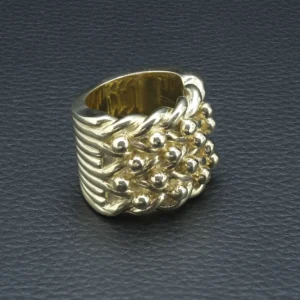 9ct Yellow Gold Keeper Ring