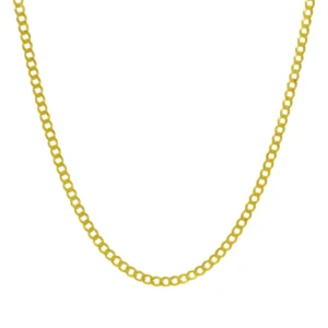 9ct Yellow Gold Curb Chain 22.5″ 3.5mm